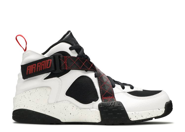 【 NIKE AIR RAID WHITE BLACK / WHITE BLACK UNIVERSITY RED 】 白色 ホワイト 黒色 ブラック 赤 レッド スニーカー メンズ ナイキ