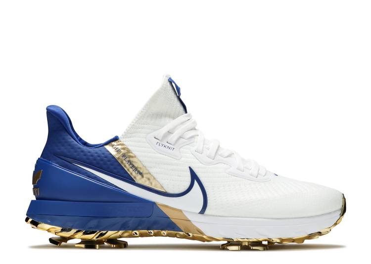 【 NIKE AIR ZOOM INFINITY TOUR NRG \u0027THE PLAYERS CHAMPIONSHIP\u0027 / WHITE METALLIC GOLD WHITE INDIGO 】 望遠レンズ 白いこと 白いこと ゴールド 藍色 インディゴ スニーカー メンズ ナイキ