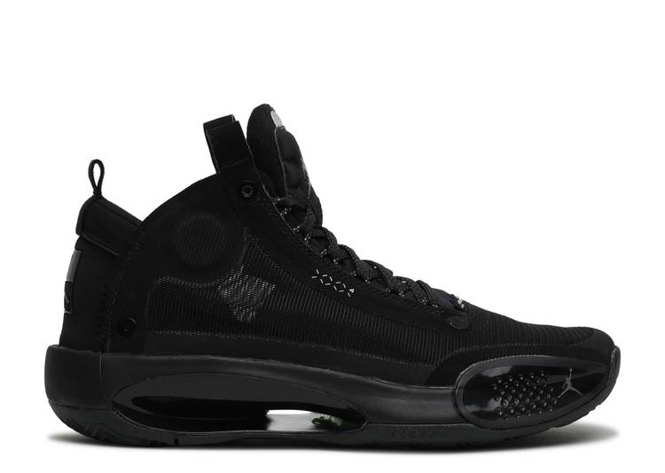 【 AIR JORDAN JORDAN 34 \u0027BLACK CAT\u0027 / BLACK DARK SMOKE GREY ELECTRIC 】 ナイキ 黒いこと 黒いこと 薄墨色 薄墨色 エアジョーダン スニーカー メンズ