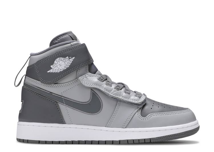 【 AIR JORDAN JORDAN 1 HIGH FLYEASE GS 'LIGHT SMOKE GREY' / LIGHT SMOKE GREY SMOKE GREY 】 ナイキ ハイ 灰色 グレー エアジョーダン ジュニア キッズ ベビー マタニティ スニーカー｜スニケス