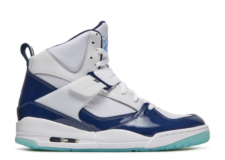 【 AIR JORDAN JORDAN FLIGHT 45 HIGH MIDNIGHT NAVY / WHITE UNIVERSITY BLUE MIDNIGHT 】 ナイキ フライト ハイ 白色 ホワイト 青色 ブルー エアジョーダン スニーカー メンズ