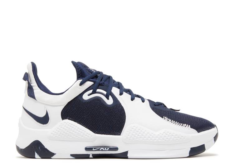 【 NIKE PG 5 結核症 \u0027COLLEGE NAVY\u0027 / COLLEGE NAVY WHITE COLLEGE NAVY 】 単科大学 紺色 米国海軍 白いこと 白いこと スニーカー メンズ ナイキ