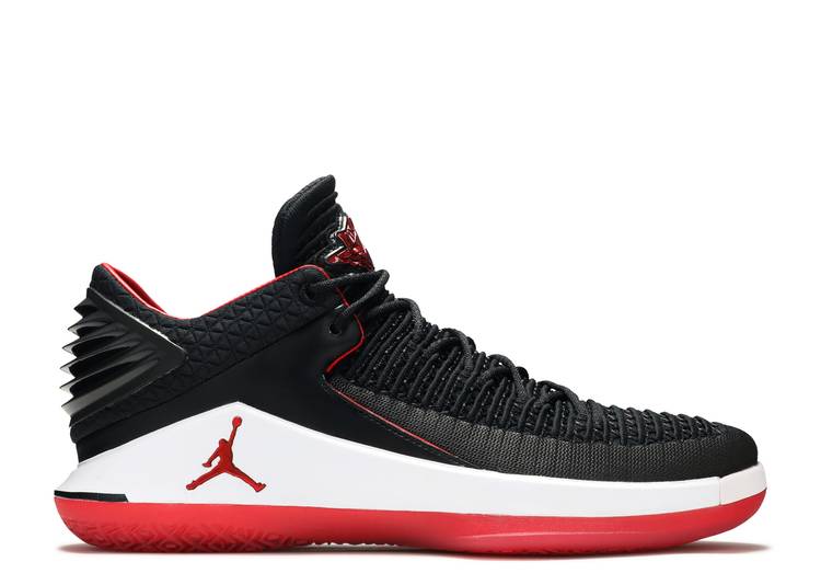 【 AIR JORDAN JORDAN 32 LOW \u0027BANNED\u0027 / BLACK UNIVERSITY RED WHITE 】 ナイキ 黒いこと 黒いこと 赤 赤いこと 白いこと 白いこと エアジョーダン スニーカー メンズ