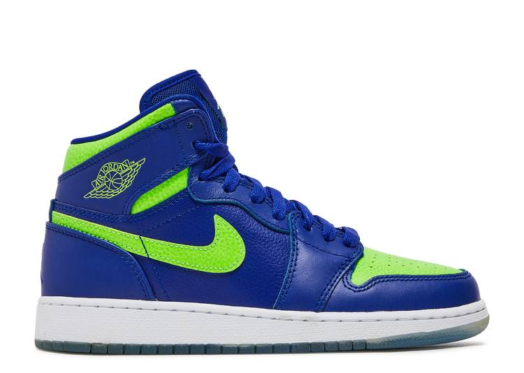 【 AIR JORDAN JORDAN 1 RETRO HIGH BG 'CONCORD' / CONCORD ELECTRIC GREEN 】 ナイキ ハイ コンコルド コンコード 緑 グリーン エアジョーダン ジュニア キッズ ベビー マタニティ スニーカー|スニケス
