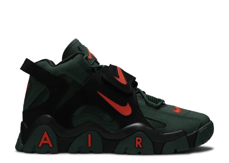 【 NIKE AIR BARRAGE MID 'SUPER BOWL LIV' / FIR ORANGE BLACK 】 ミッド 橙 オレンジ 黒色 ブラック エアバラージ スニーカー メンズ ナイキ 108,900円