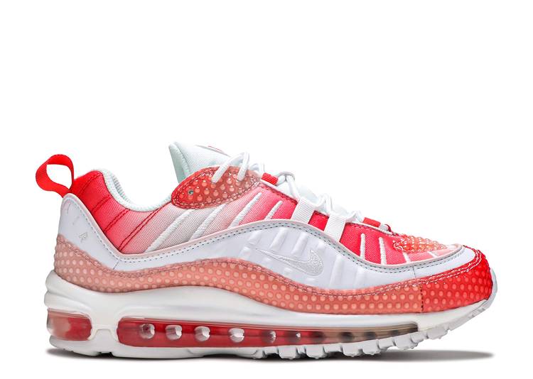 【 NIKE WMNS AIR MAX 98 'BUBBLE PACK - TRACK RED' / TRACK RED WHITE BARELY ROSE 】 マックス トラック 赤 レッド 白色 ホワイト ローズ エアマックス スニーカー レディース ナイキ|スニケス