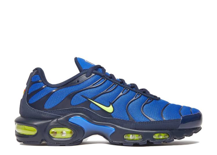 【 NIKE AIR MAX PLUS \u0027HYPER ROYAL VOLT\u0027 / HYPER ROYAL VOLT OBSIDIAN 】 マックス エアマックスプラス スニーカー メンズ ナイキ