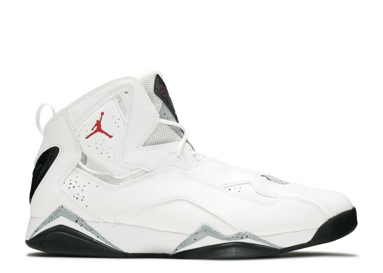 【 AIR JORDAN JORDAN TRUE FLIGHT WHITE CEMENT / WHITE BLACK RED 】 ナイキ フライト 白色 ホワイト 黒色 ブラック 赤 レッド エアジョーダン トゥルーフライト スニーカー メンズ
