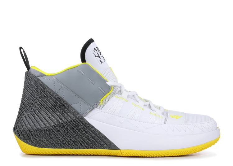 【 AIR JORDAN JORDAN WHY NOT ZER0.1 CHAOS PF \u0027OPTIC YELLOW\u0027 / WHITE OPTIC YELLOW 】 ナイキ 白いこと 白いこと 黄味がかった 黄色 エアジョーダン スニーカー メンズ