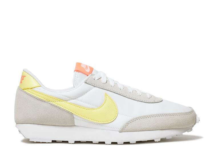 【 NIKE WMNS DAYBREAK 'PALE IVORY LIGHT CITRON' / PALE IVORY BRIGHT MANGO SUMMIT 】 アイボリー スニーカー レディース ナイキ