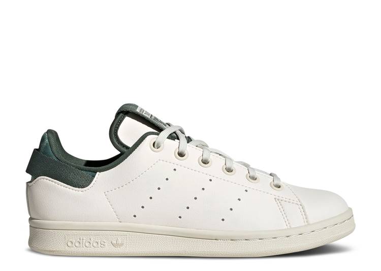 【 ADIDAS STAN SMITH J WHITE GREEN OXIDE / CHALK WHITE CHALK WHITE GREEN 】 アディダス 緑 グリーン 白色 ホワイト スタンスミス ジュニア キッズ ベビー マタニティ スニーカー