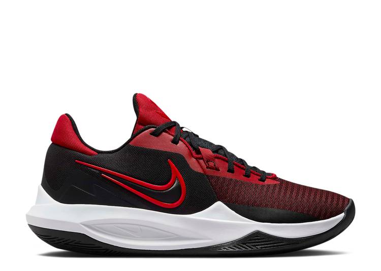 【 NIKE PRECISION 6 \u0027BRED\u0027 / BLACK GYM RED UNIVERSITY RED 】 黒いこと 黒いこと 赤 赤いこと スニーカー メンズ ナイキ