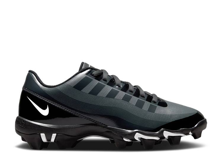 【 NIKE VAPOR EDGE SHARK GS BLACK DARK SMOKE GREY / BLACK DARK SMOKE GREY IRON GREY 】 シャーク 黒色 ブラック 灰色 グレー ジュニア キッズ ベビー マタニティ スニーカー ナイキ