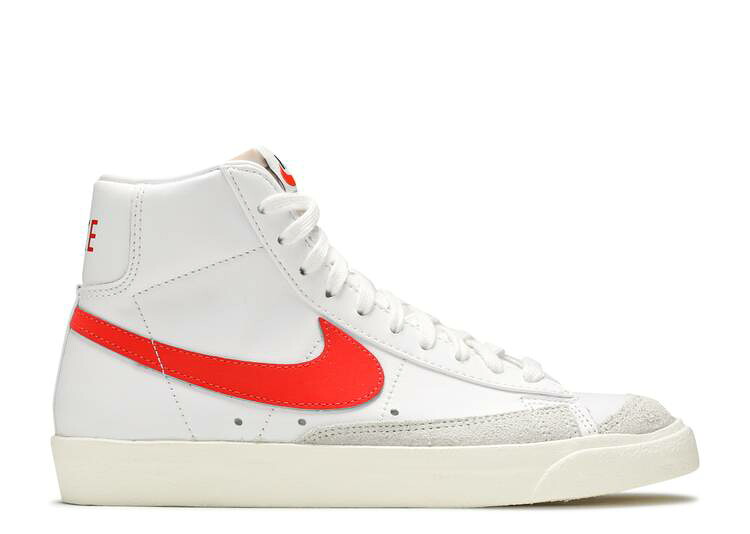 【 NIKE WMNS BLAZER '77 VINTAGE MID 'HABANERO RED' / WHITE HABANERO RED SAIL 】 ブレイザー ビンテージ ヴィンテージ ミッド 白色 ホワイト 赤 レッド スニーカー レディース ナイキ｜スニケス