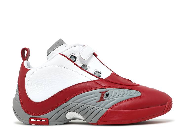 【 REEBOK ANSWER 4 OG \u0027WHITE RED\u0027 2021 / WHITE FLASH RED GREY 】 リーボック 白いこと 白いこと 赤 赤いこと 薄墨色 薄墨色 スニーカー メンズ