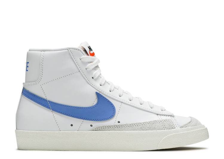 【 NIKE WMNS BLAZER \u002777 VINTAGE MID \u0027LIKE MIKE\u0027 / WHITE ROYAL PULSE HYPER CRIMSON 】 ブレイザー ビンテージ ヴィンテージ ミッド 白いこと 白いこと クリムゾン スニーカー レディース ナイキ