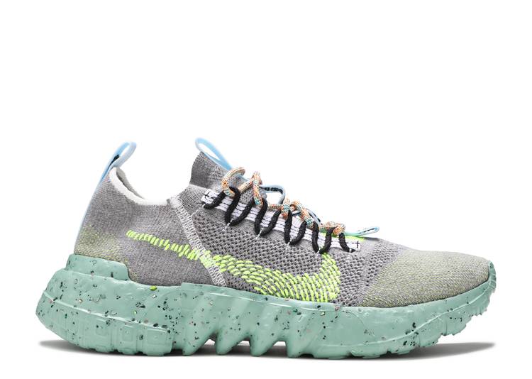【 NIKE SPACE HIPPIE 01 'HEALING JADE' / WOLF GREY VOLT BLACK WHITE 】 灰色 グレー 黒色 ブラック 白色 ホワイト スニーカー メンズ ナイキ｜スニケス 28,600円