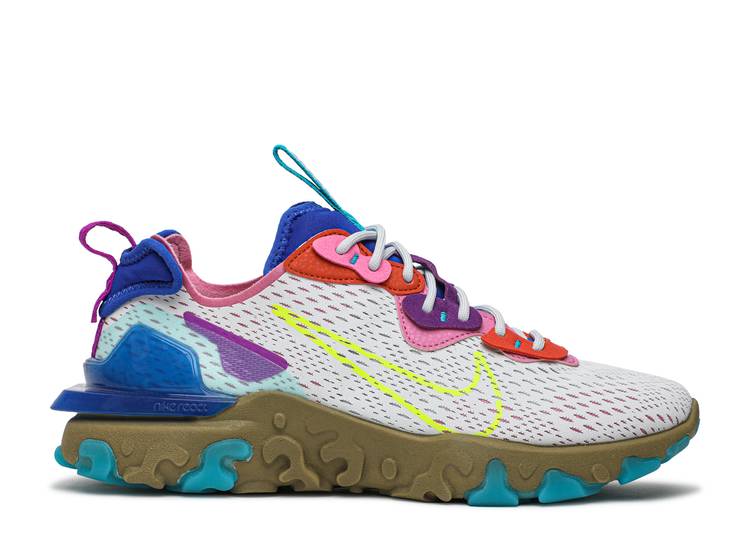 【 NIKE WMNS REACT VISION \'LEMON VENOM\' / PHOTON DUST LEMON VENOM HYPER 】 リアクト スニーカー レディース ナイキ|スニケス