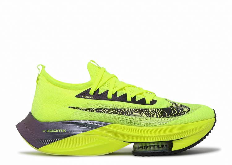 【 NIKE AIR ZOOM ALPHAFLY NEXT% \u0027VOLT\u0027 / VOLT RACER BLUE MULTI COLOR 】 望遠レンズ 青碧 青碧 スニーカー メンズ ナイキ