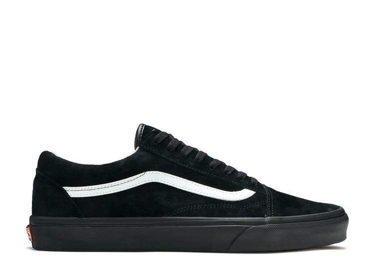 【 VANS OLD SKOOL \u0027PIG SUEDE - BLACK\u0027 / BLACK BLACK 】 バンズ スエードクロス スウェード 黒いこと 黒いこと 年寄りの学院 スニーカー メンズ ヴァンズ