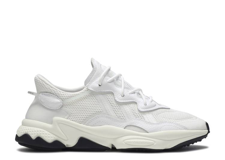 【 ADIDAS PUSHA T X OZWEEGO 'CLOUD WHITE' / CLOUD WHITE OFF WHITE CORE BLACK 】 アディダス 白色 ホワイト コア 黒色 ブラック スニーカー メンズ|スニケス