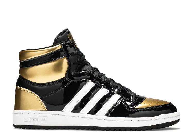 【 ADIDAS TOP TEN RB \u0027BLACK GOLD PATENT\u0027 / CORE BLACK GOLD METALLIC 】 アディダス ゴールド 中核グループ 黒いこと 黒いこと いの一番拾 スニーカー メンズ