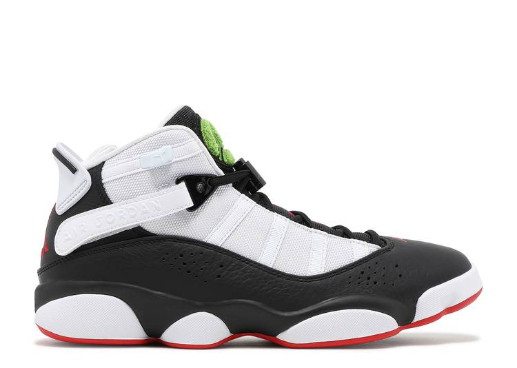 【 AIR JORDAN JORDAN 6 RINGS \u0027HE GOT GAME\u0027 / BLACK UNIVERSITY RED WHITE 】 ナイキ 輪っか 黒いこと 黒いこと 赤 赤いこと 白いこと 白いこと エアジョーダン スニーカー メンズ