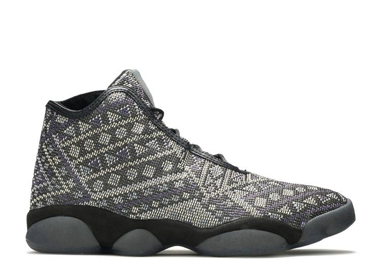 【 AIR JORDAN JORDAN HORIZON PREMIUM \u0027BHM\u0027 / BLACK PURPLE STEEL LIGHT 】 ナイキ 割り増し金 黒いこと 黒いこと 紫 パープル しろがね色 スチール写真 エアジョーダン スニーカー メンズ