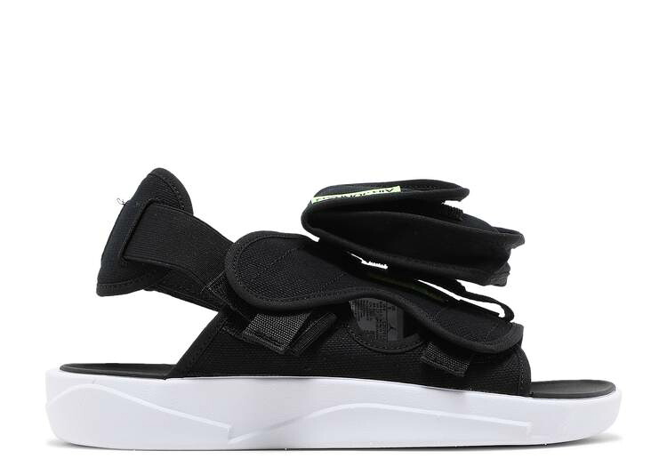 【 AIR JORDAN JORDAN LS SLIDE \u0027BLACK WHITE\u0027 / BLACK GHOST GREEN BLACK WHITE 】 ナイキ サンダル 黒いこと 黒いこと 緑 緑であること 白いこと 白いこと エアジョーダン スニーカー メンズ