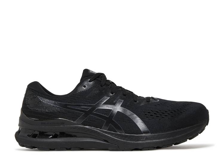 【 ASICS GEL KAYANO 28 4E WIDE 'BLACK GRAPHITE GREY' / BLACK GRAPHITE GREY 】 黒色 ブラック 灰色 グレー スニーカー メンズ アシックス|スニケス