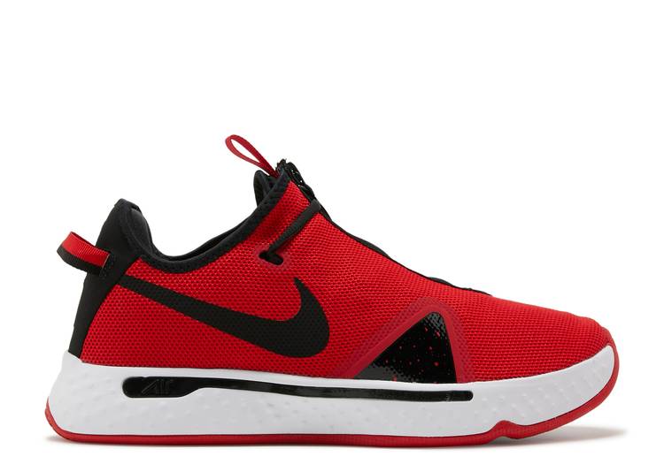 【 NIKE PG 4 TB 'UNIVERSITY RED' / UNIVERSITY RED WHITE BLACK 】 赤 レッド 白色 ホワイト 黒色 ブラック スニーカー メンズ ナイキ