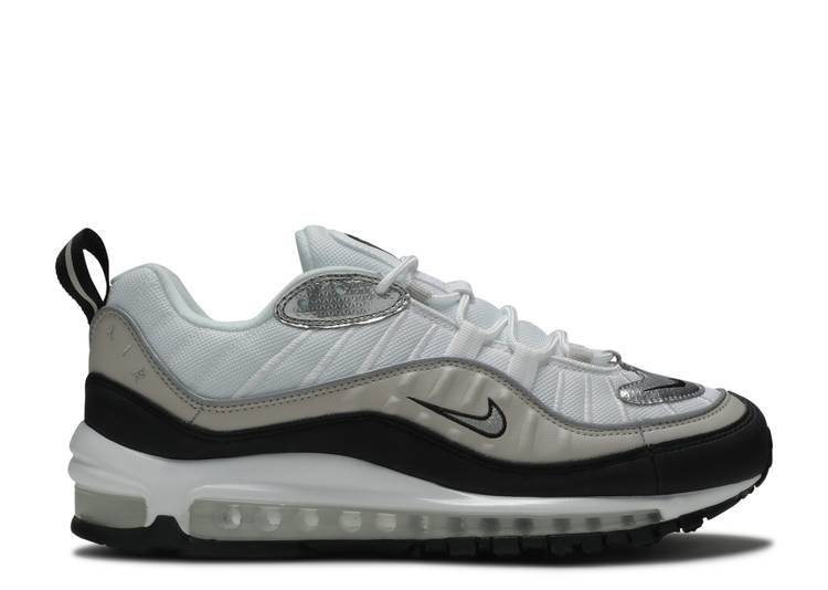 【 NIKE WMNS AIR MAX 98 \u0027SILVER DESERT\u0027 / WHITE METALLIC SILVER DESERT 】 マックス 白いこと 白いこと しろがね色 しろがね色 エア湖マックス スニーカー レディース ナイキ