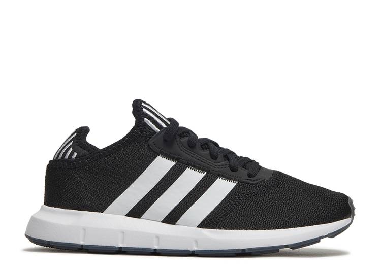 【 ADIDAS WMNS SWIFT RUN X 'BLACK WHITE' / CORE BLACK CLOUD WHITE CORE 】 アディダス ラン コア 黒色 ブラック 白色 ホワイト スニーカー レディース