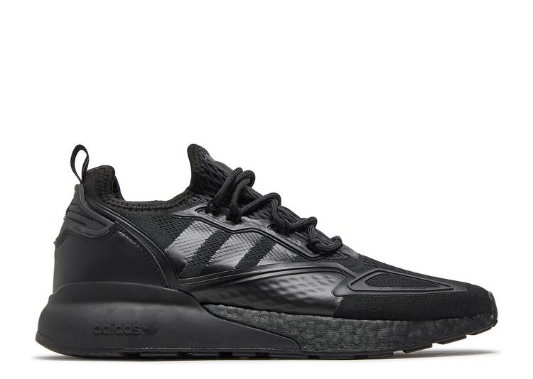 【 ADIDAS ZX 2K BOOST 'CORE BLACK' / CORE BLACK CORE BLACK SHOCK PINK 】 アディダス ブースト コア 黒色 ブラック ショック ピンク スニーカー メンズ