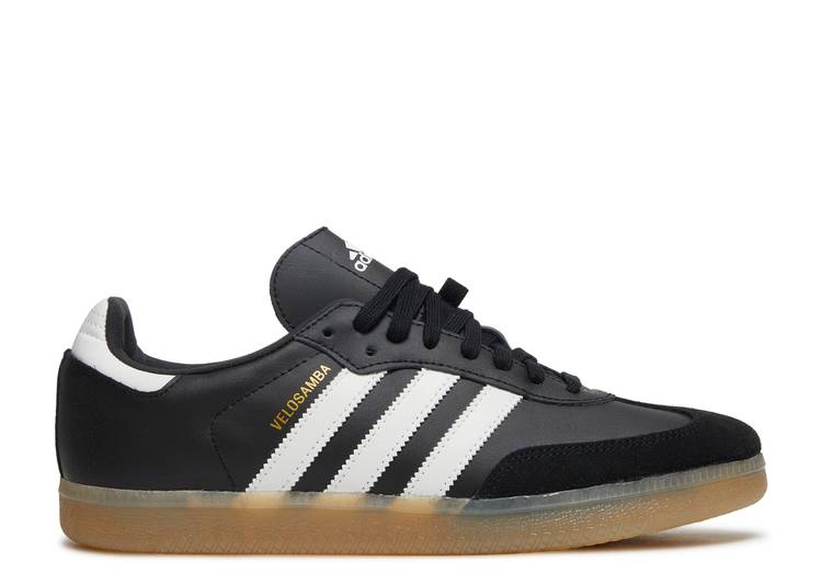 【 ADIDAS VELOSAMBA \u0027BLACK WHITE\u0027 / CORE BLACK CORE WHITE CORE BLACK 】 アディダス 中核グループ 黒いこと 黒いこと 白いこと 白いこと スニーカー メンズ