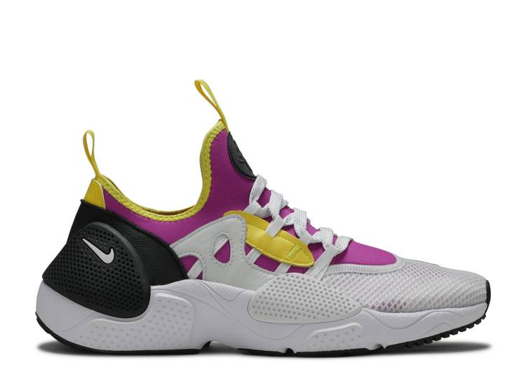 【 NIKE AIR HUARACHE EDGE TXT 'MAGENTA YELLOW' / MAGENTA NEON YELLOW BLACK WHITE 】 ハラチ マジェンタ 黄色 イエロー 黒色 ブラック 白色 ホワイト スニーカー メンズ ナイキ|スニケス