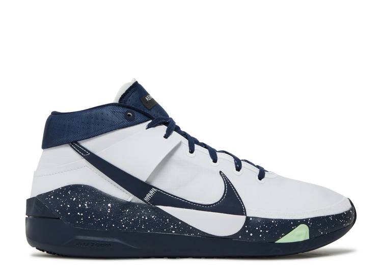 【 NIKE KD 13 肺結核 \u0027COLLEGE NAVY\u0027 / COLLEGE NAVY WHITE WHITE 】 サー青少年 分科大学 紺色 米国海軍 白いこと 白いこと スニーカー メンズ ナイキ