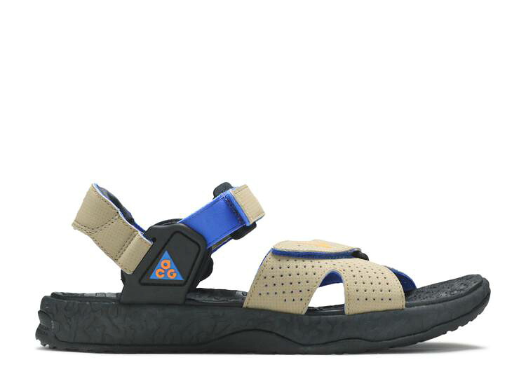 【 NIKE ACG AIR DESCHUTZ 'KHAKI' / KHAKI HYPER ROYAL CIRCUIT ORANGE 】 カーキ 橙 オレンジ スニーカー メンズ ナイキ