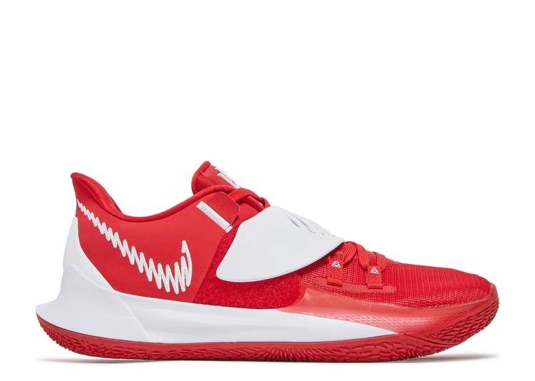 【 NIKE KYRIE LOW 3 肺結核 \u0027UNIVERSITY RED\u0027 / UNIVERSITY RED WHITE WHITE 】 カイリー 赤 赤いこと 白いこと 白いこと スニーカー メンズ ナイキ
