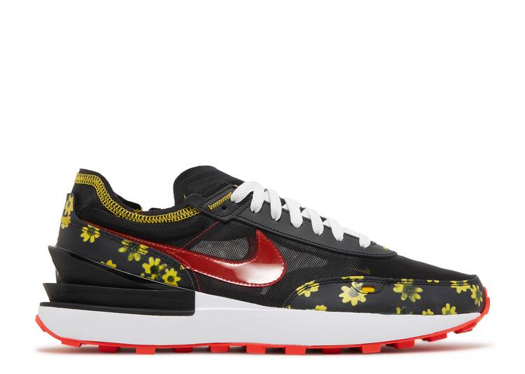 【 NIKE WAFFLE ONE 'SUNFLOWER' / BLACK VIVID SULFUR WHITE 】 ワッフル 黒色 ブラック 白色 ホワイト スニーカー メンズ ナイキ