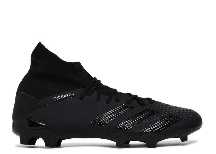 【 ADIDAS PREDATOR 20.3 FG \u0027CORE BLACK\u0027 / CORE BLACK CORE BLACK DARK SOLID 】 アディダス プレデター 中核グループ 黒いこと 黒いこと 固形体 スニーカー メンズ