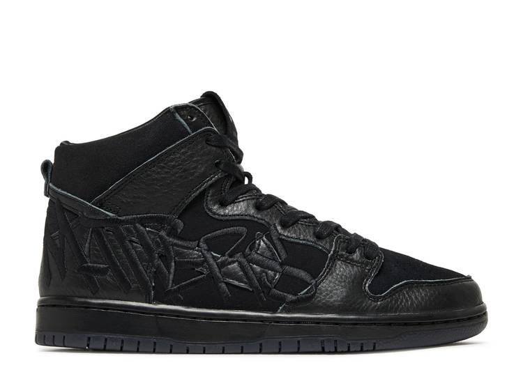 【 NIKE FAUST X DUNK HIGH SB 'THE DEVIL IS IN THE DETAILS' / BLACK METALLIC GOLD BLACK 】 ダンク ハイ エスビー 黒色 ブラック ゴールド ダンクハイ スニーカー メンズ ナイキ