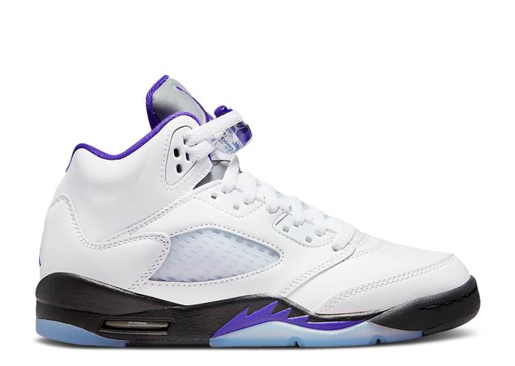 【 AIR JORDAN JORDAN 5 RETRO GS 'CONCORD' / WHITE DARK CONCORD BLACK 】 ナイキ 白色 ホワイト コンコルド コンコード 黒色 ブラック エアジョーダン ジュニア キッズ ベビー マタニティ スニーカー|スニケス