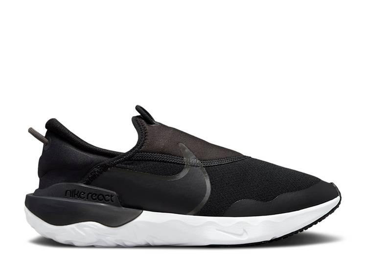 【 NIKE FLOW GS BLACK OFF NOIR / BLACK OFF NOIR WHITE MEDIUM ASH 】 フローレス 黒色 ブラック 白色 ホワイト ジュニア キッズ ベビー マタニティ スニーカー ナイキ