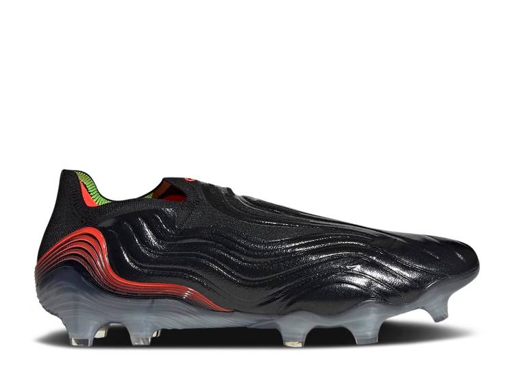 【 ADIDAS COPA SENSE+ FG \u0027BLACK SOLAR RED\u0027 / CORE BLACK SOLAR RED TEAM SOLAR 】 アディダス 中核グループ 黒いこと 黒いこと 赤 赤いこと 野球クラブ スニーカー メンズ