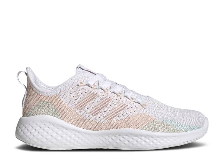 【 ADIDAS WMNS FLUIDFLOW 2.0 \u0027WHITE ALMOST PINK\u0027 / CLOUD WHITE ALMOST PINK BLISS 】 アディダス 白いこと 白いこと サクラ色 スニーカー レディース