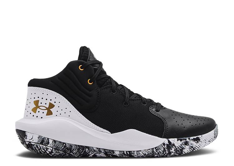 【 UNDER ARMOUR JET '21 'BLACK WHITE' / BLACK WHITE 】 黒色 ブラック 白色 ホワイト アンダーアーマー スニーカー メンズ