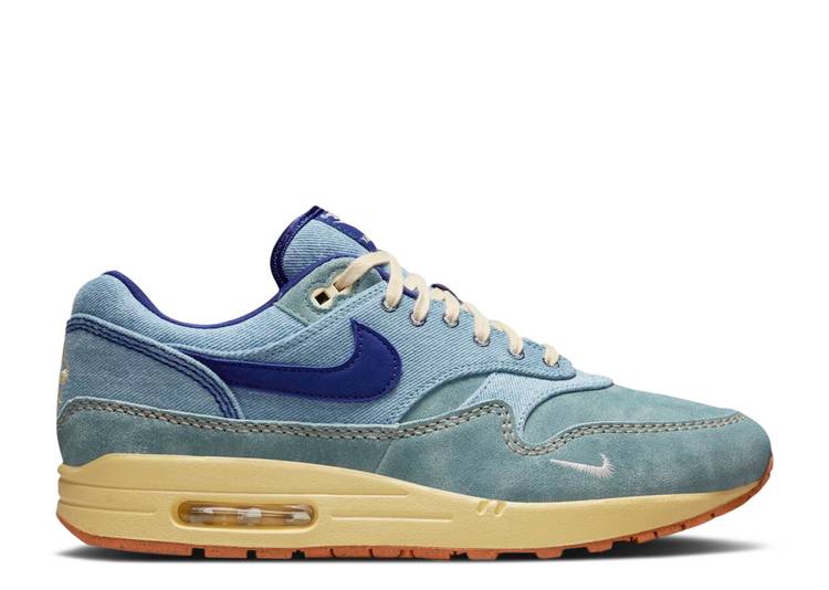 【 NIKE AIR MAX 1 PREMIUM DIRTY DENIM / MINERAL SLATE DEEP ROYAL BLUE 】 マックス プレミアム ディープ 青色 ブルー エアマックス スニーカー メンズ ナイキ