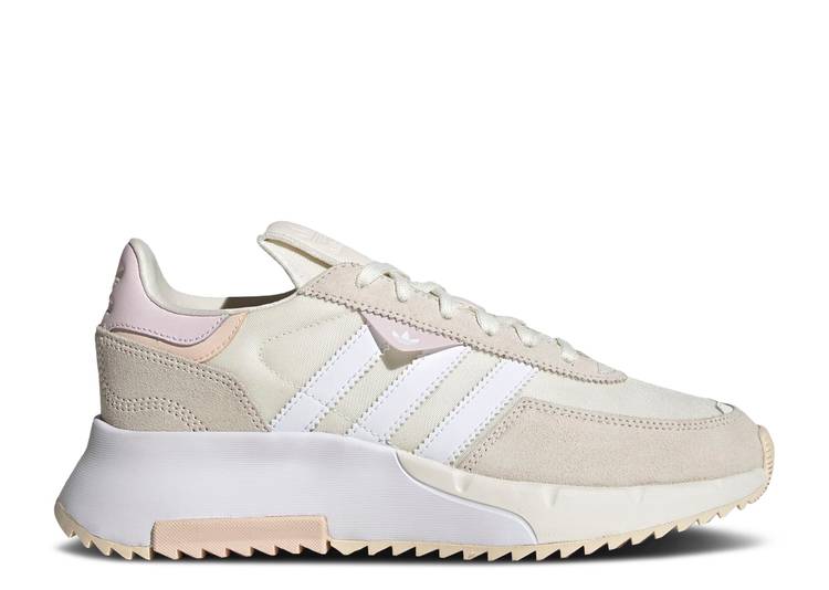 【 ADIDAS WMNS RETROPY F2 \u0027OFF WHITE ALMOST PINK\u0027 / OFF WHITE CLOUD WHITE ALMOST 】 アディダス 白いこと 白いこと スニーカー レディース