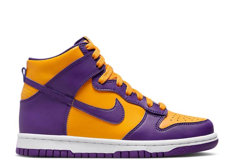 【 NIKE DUNK HIGH GS 'LAKERS' / COURT PURPLE COURT PURPLE 】 ダンク ハイ コート 紫 パープル ダンクハイ ジュニア キッズ ベビー マタニティ スニーカー ナイキ｜スニケス